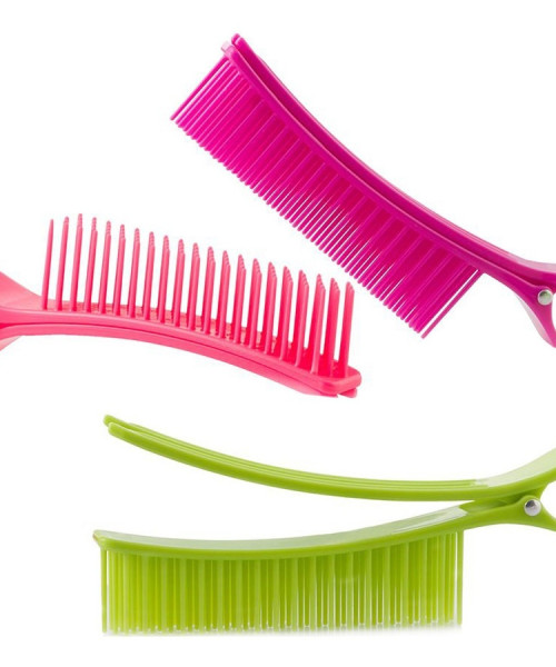 ΠΛΑΣΤΙΚΟ ΚΛΑΜΕΡ - ΧΤΕΝΑΚΙ ΣΕ ΔΙΑΦΟΡΑ ΧΡΩΜΑΤΑ 2τμχ