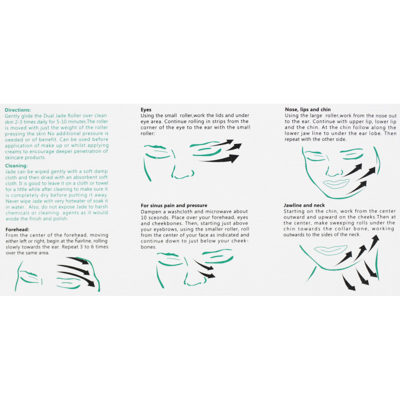 GUA-SHA ΕΡΓΑΛΕΙΟ MASSAGE ΜΕ ΠΕΤΡΑ ΝΕΦΡΙΤΗ (pen shape)