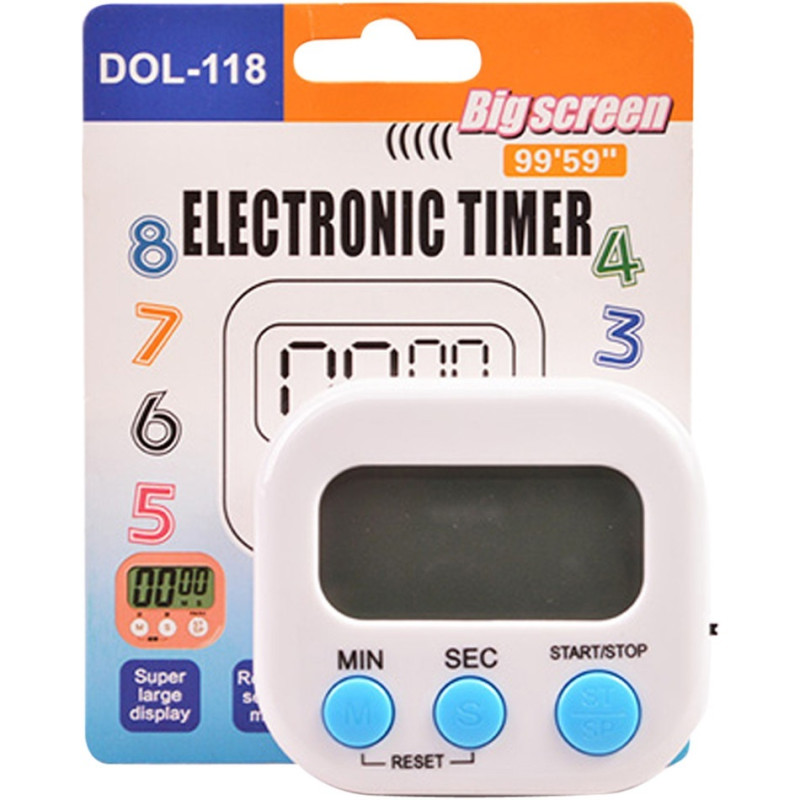 TIMER ΧΡΟΝΟΜΕΤΡΟ DIGITAL ΛΕΥΚΟ