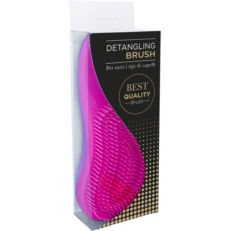 ΒΟΥΡΤΣΑ DETANGLE ΡΟΖ ΦΟΥΞΙΑ ΜΕΤΑΛΙΖΕ