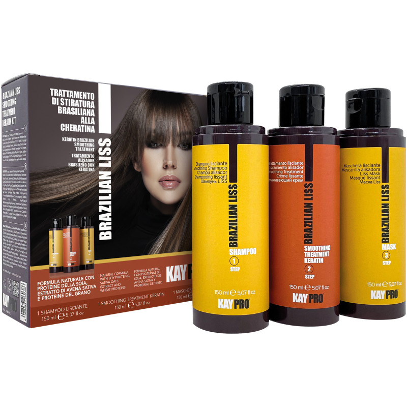 KIT KAYPRO BRAZILIAN LISS ΑΓΩΓΗ ΛΕΙΑΝΣΗΣ (STEP1-STEP2-STEP3) 150ml