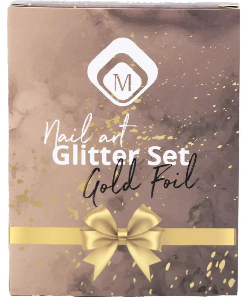GOLD FOIL GLITTER BOX