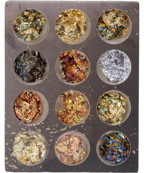 GOLD FOIL GLITTER BOX