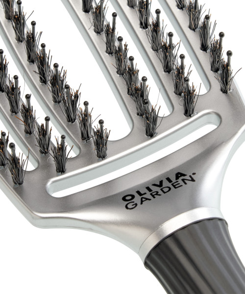 FINGER BRUSH CARE ICONIC ONCE UPON A TIME SILVER MEDIUM