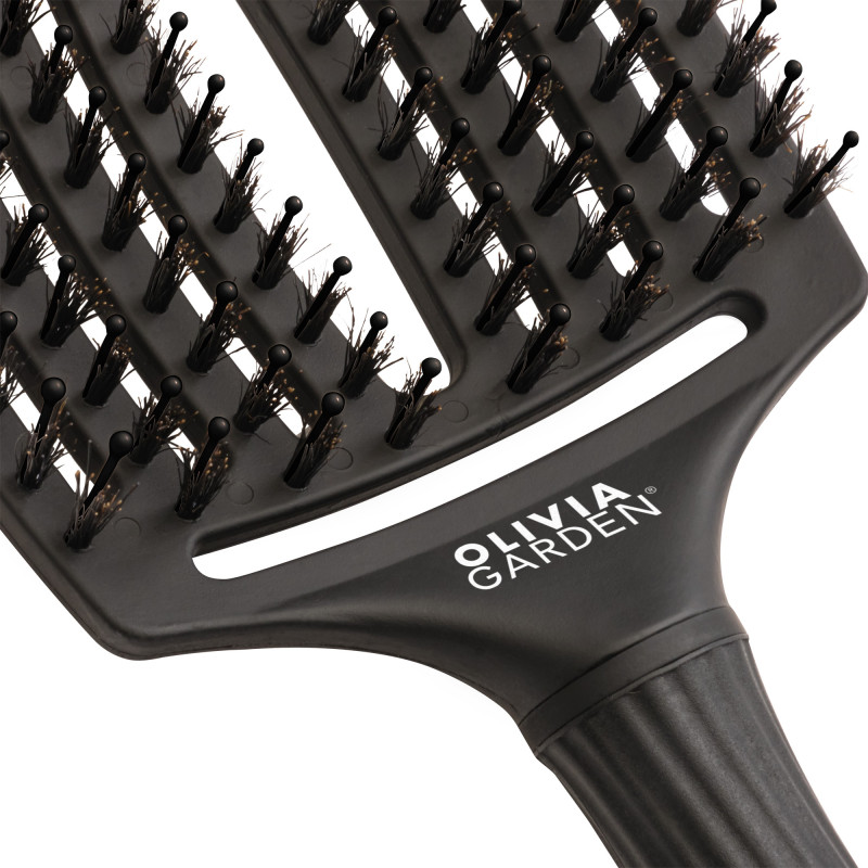 FINGER BRUSH CARE ICONIC BOAR FULL BLACK LARGE