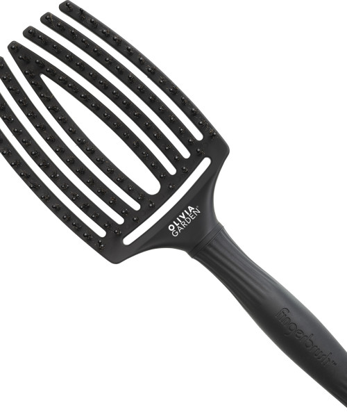 FINGER BRUSH CARE ICONIC BOAR FULL BLACK LARGE