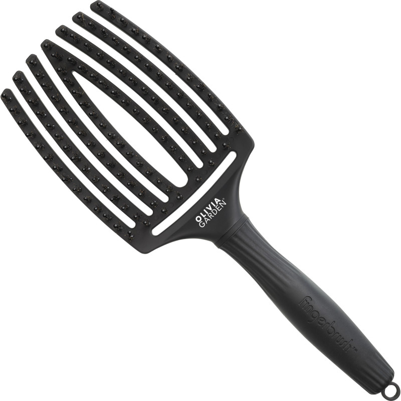 FINGER BRUSH CARE ICONIC BOAR FULL BLACK LARGE