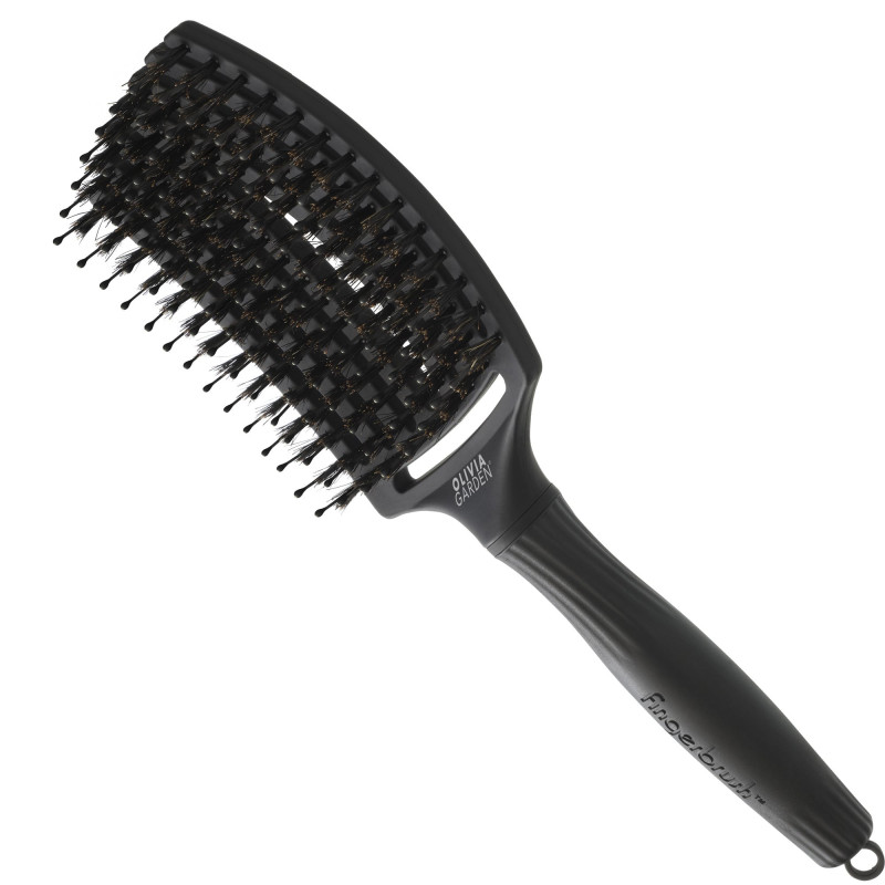 FINGER BRUSH CARE ICONIC BOAR FULL BLACK LARGE