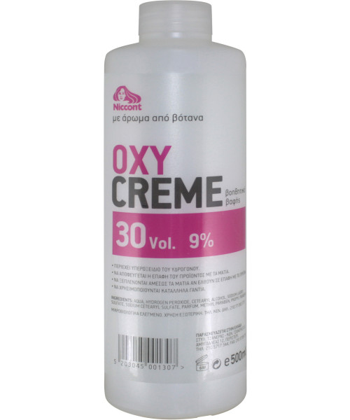 NICCONT OXYCREME 30vol (9%) 500ml