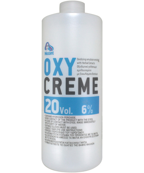 NICCONT OXYCREME 20vol (6%) 1000ml