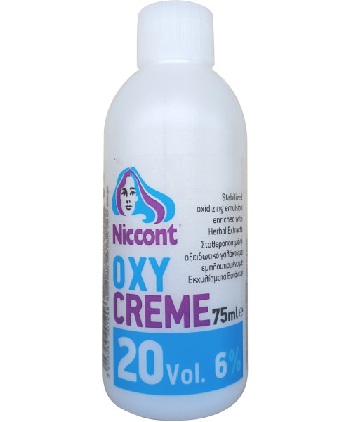 NICCONT OXYCREME 20vol (6%) 75ml