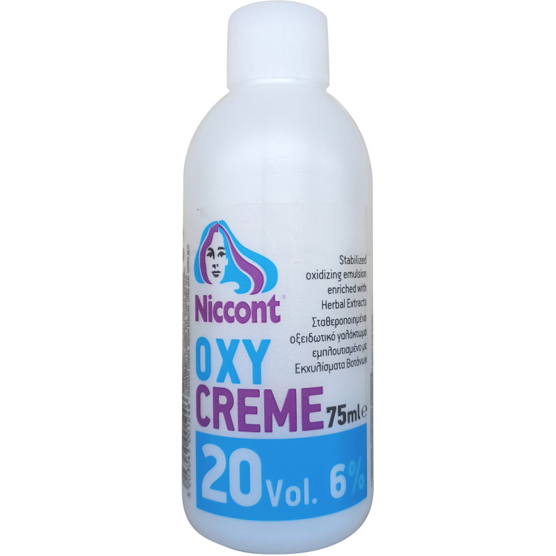 NICCONT OXYCREME 20vol (6%) 75ml