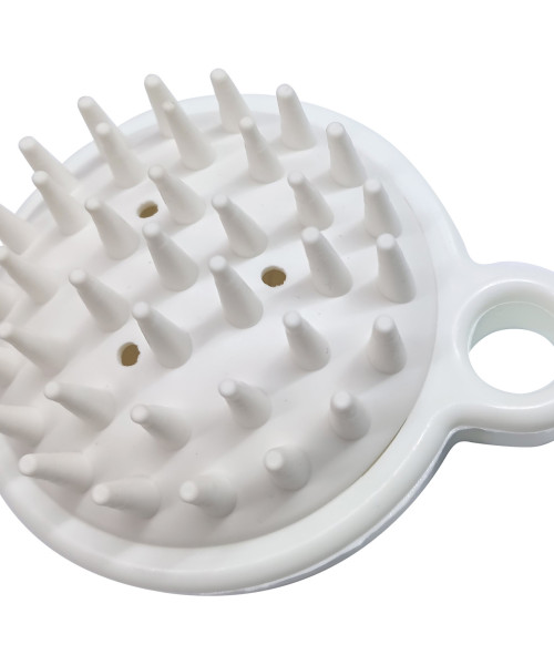 ΒΟΥΡΤΣΑ ΓΙΑ ΜΑΣΑΖ ΚΕΦΑΛΗΣ ΛΕΥΚΗ