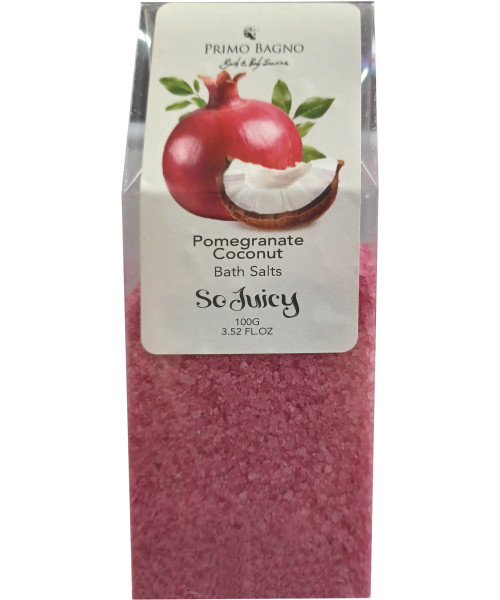 PRIMO BAGNO BATH SALTS POMEGRANATE & COCONUT 100g
