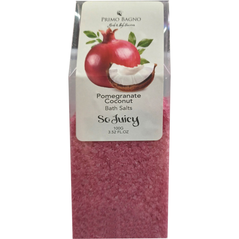 PRIMO BAGNO BATH SALTS POMEGRANATE & COCONUT 100g