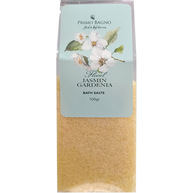 PRIMO BAGNO BATH SALTS JASMINE & GARDENIA 100g