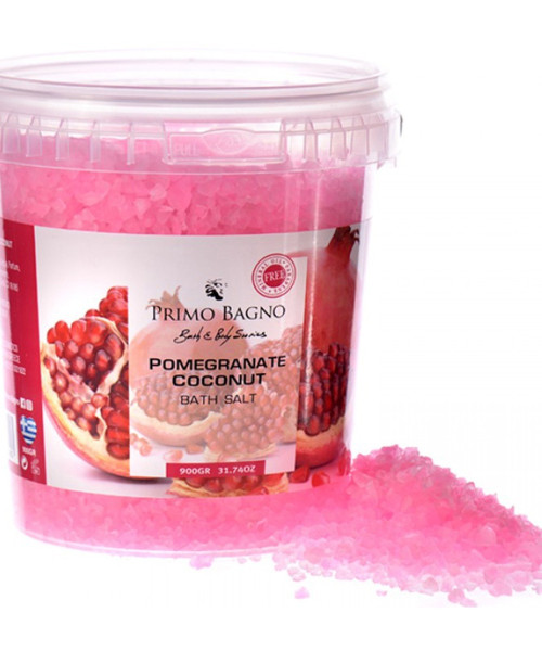 PRIMO BAGNO BATH SALTS POMEGRANATE & COCONUT 900g