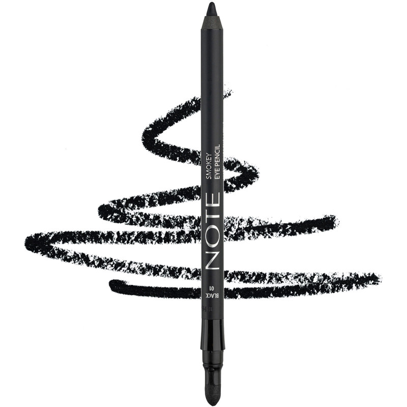 NOTE SMOKEY EYE PENCIL No01 BLACK 1.2g