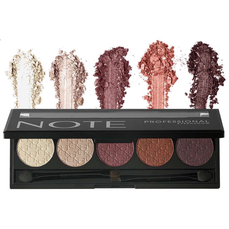 NOTE PROFESSIONAL EYESHADOW PALETTE No107 2g x 5