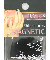 RHINESTONES CLEAR ICE ROUND SMALL 100pcs