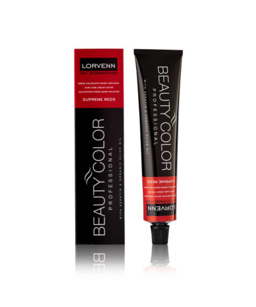 No 610 LORVENN ΒΑΦΗ ΜΑΛΛΙΩΝ BEAUTY COLOR SUPREME REDS 70ml