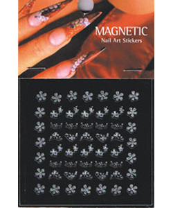 117419 NAIL ART STICKER SILVER No2