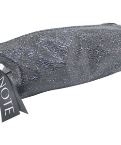 NOTE MAKE UP BAG SILVERY SMOKED ANTHRACITE