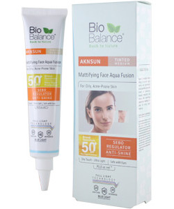 AKNSUN TINTED MATTE FACE AQUA FUSION SPF50+ 40ml