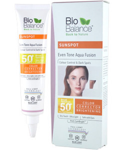 SUNSPOT MATTE FACE AQUA FUSION COLOR CONTROL & DARK SPOTS SPF50+ 40ml