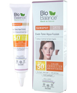 TINTED SUNSPOT MATTE FACE AQUA FUSION COLOR CONTROL & DARK SPOTS SPF50+ 40ml