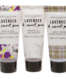 BODY COLLECTION LAVENDER & SWEET PEA CARE SET