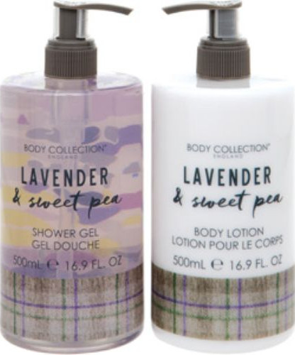 BODY COLLECTION LAVENDER & SWEET PEA BODY DUO 500ml
