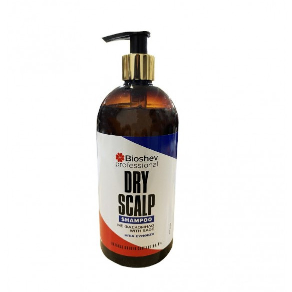 Bioshev Σαμπουάν Μαλλιών με φασκόμηλο Dry Scalp Shampoo 500ml