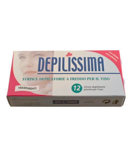 Depilissima Αποτριχωτικές Ταινίες Προσώπου με κερί