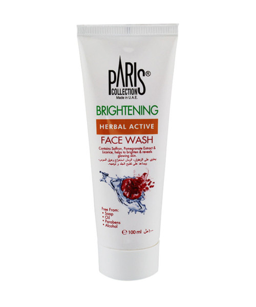 PARIS COLLECTION  Face Wash brightening herbal active 100ml
