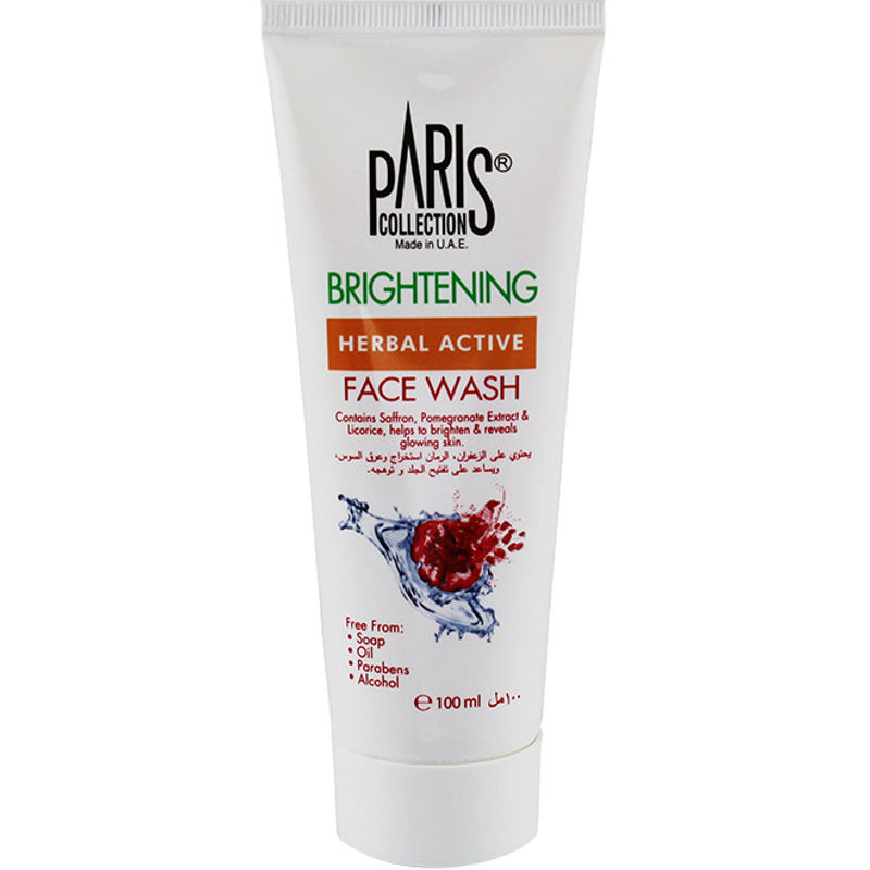PARIS COLLECTION  Face Wash brightening herbal active 100ml