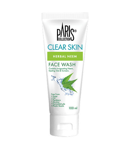 PARIS COLLECTION HERBAL PURIFYING NEEM Face Wash με αλόη πράσινο τσαι και μέντα 150 ml