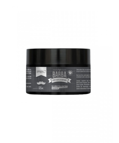 BARBA MEN’S HAIR & BEARD WAX κερί για μαλλιά και γένια 125ML