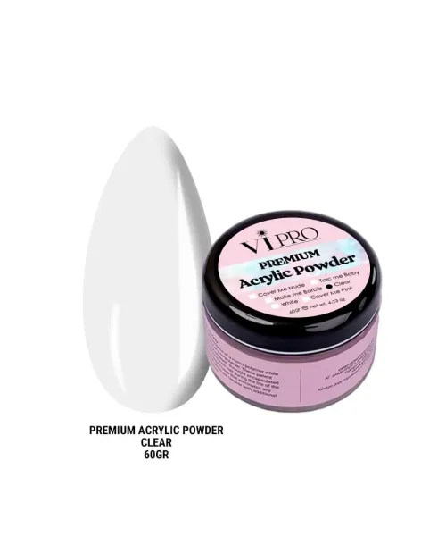 Ακρυλική Σκόνη Clear 60gr - SKU 160060