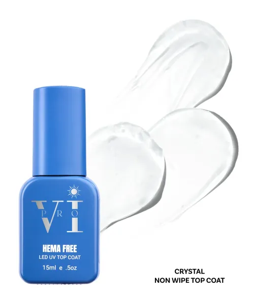 CRYSTAL NON WIPE TOP COAT 15ML- Mixcoco