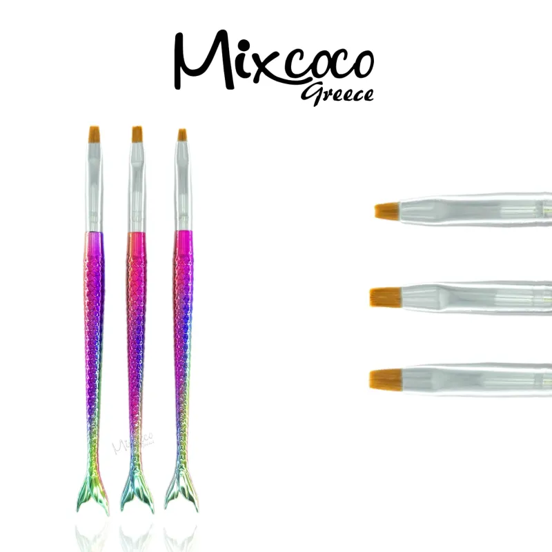 ΣΕΤ ΠΙΝΕΛΩΝ ΤΖΕΛ RAINBOW MERMAID 3ΤΜΧ - SKU 190401