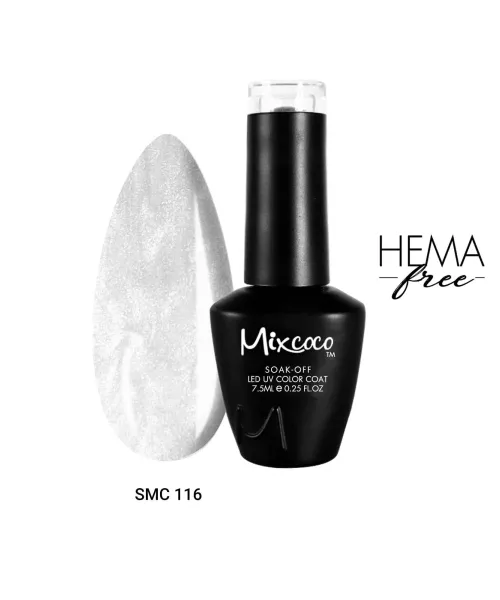 SMC 116 Ημιμόνιμο Βερνίκι 7.5ml Λευκό Περλέ - SKU 100116-75