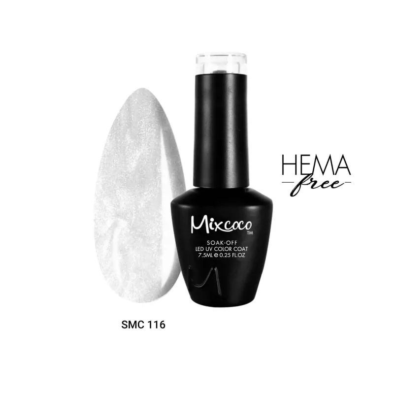 SMC 116 Ημιμόνιμο Βερνίκι 7.5ml Λευκό Περλέ - SKU 100116-75