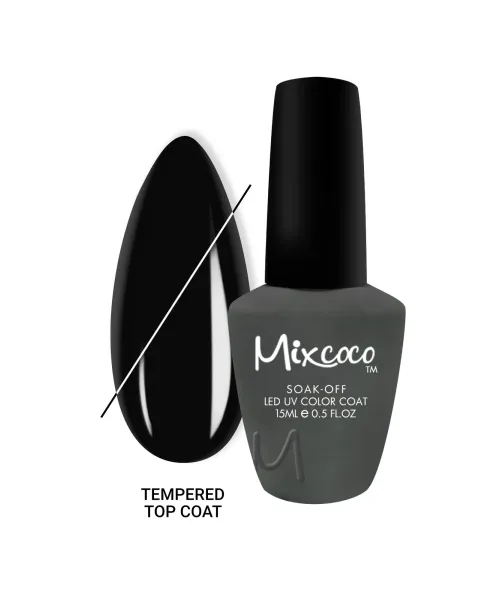 TEMPERED TOP COAT NON WIPE 15ML - SKU 100198