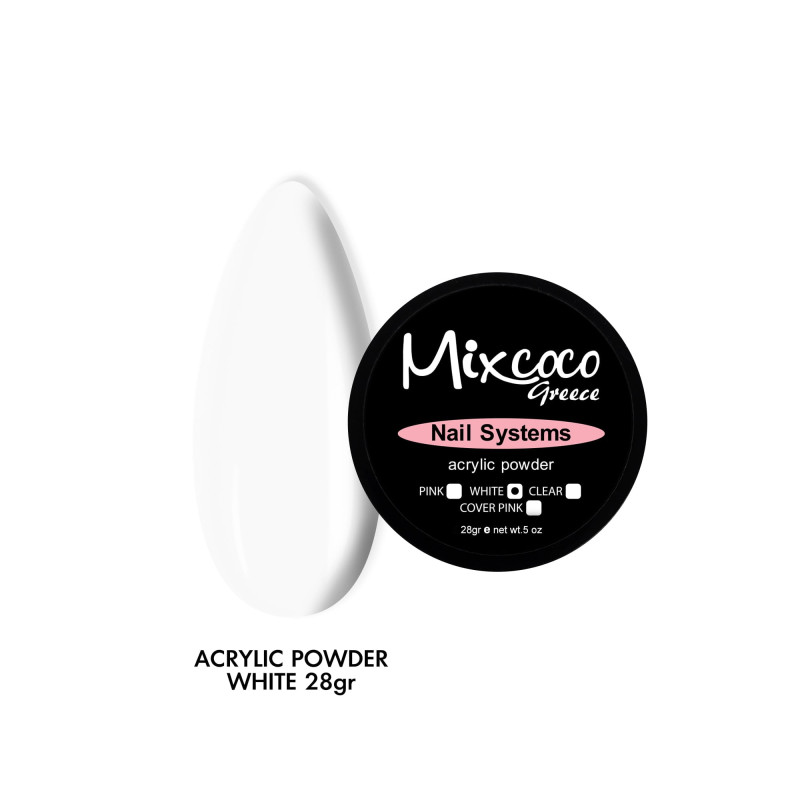 Ακρυλική Σκόνη White 28gr - SKU 162028
