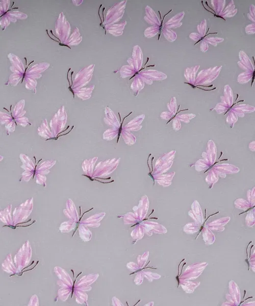 ΔΙΑΚΟΣΜΗΤΙΚΑ ΑΥΤΟΚΟΛΛΗΤΑ ΝΥΧΙΩΝ LILAC BUTTERFLIES- Mixcoco