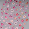 ΔΙΑΚΟΣΜΗΤΙΚΑ ΑΥΤΟΚΟΛΛΗΤΑ ΝΥΧΙΩΝ STRAWBERRY LOVE- Mixcoco
