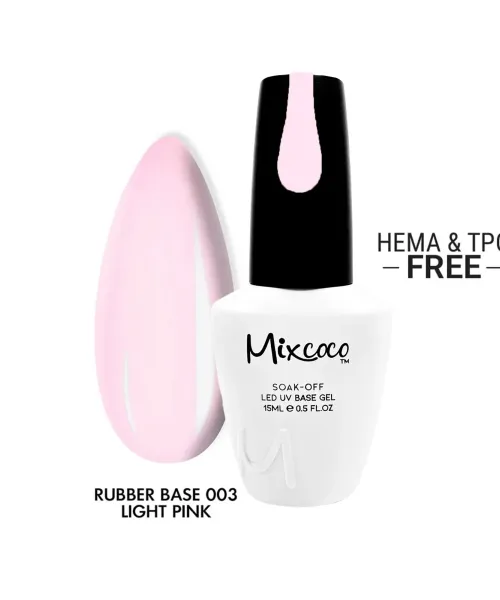 RUBBER BASE 03 LIGHT PINK 15ML - SKU 100197-03