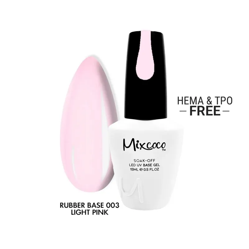 RUBBER BASE 03 LIGHT PINK 15ML - SKU 100197-03