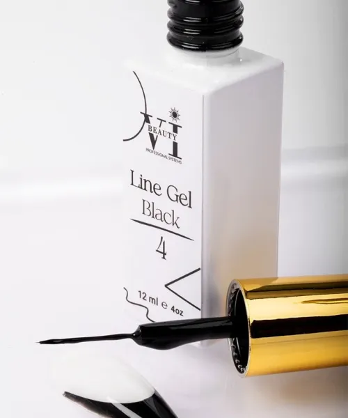 LINE GEL 04 BLACK- Mixcoco